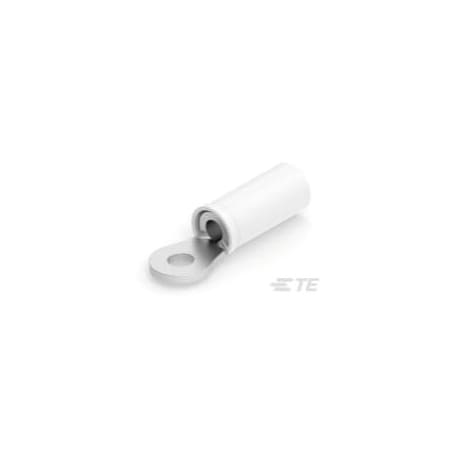 Te Connectivity Ring Terminal, #6 Stud Size, 1.31 mm², PVF2 Insulated, Bare 53964-1